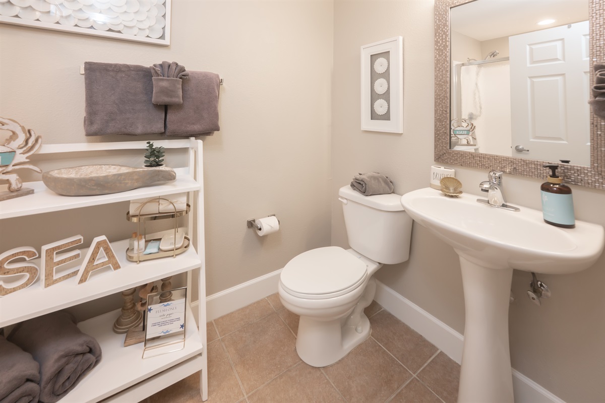 Hallway second bathroom