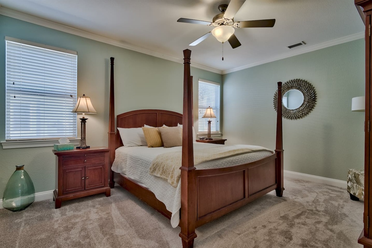 BEDROOM #1- 1ST FLOOR (KING)