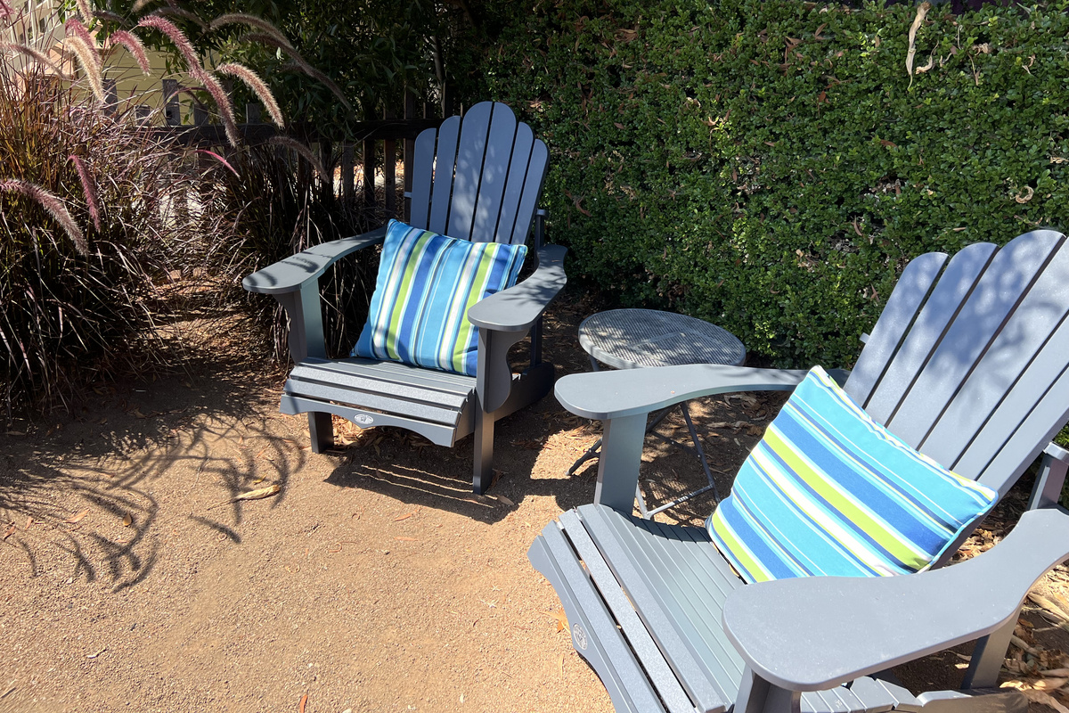 Private outdoor seating