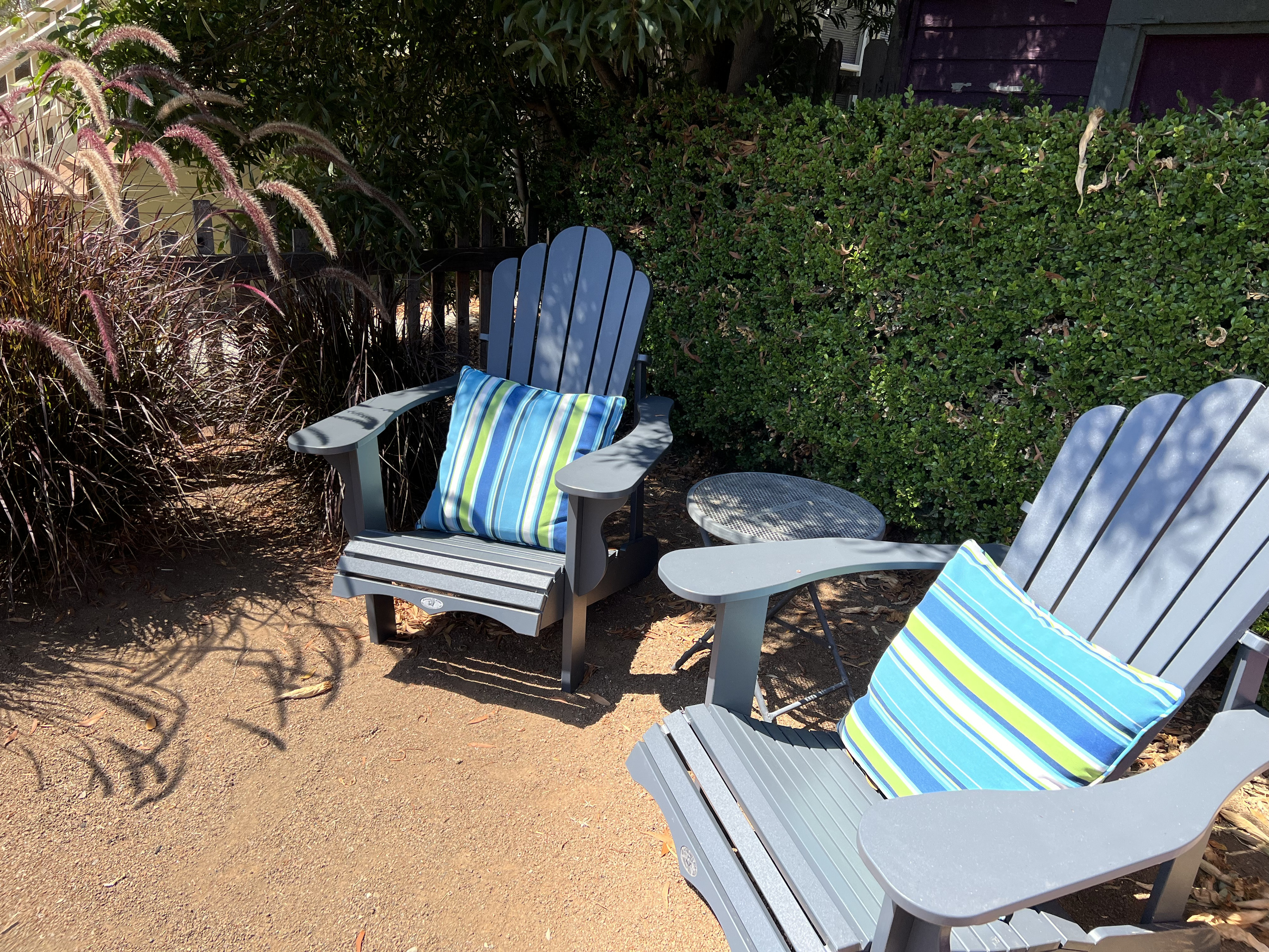Private outdoor seating