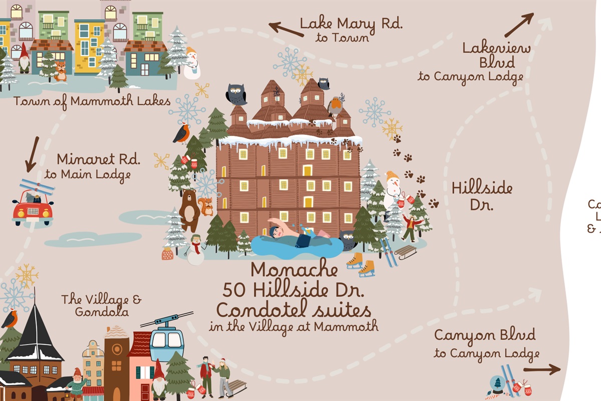 Monache is the ideal location -- walk across the street to the Village Gondola for direct access to Canyon Lodge—no driving, no parking, just seamless days of adventure.