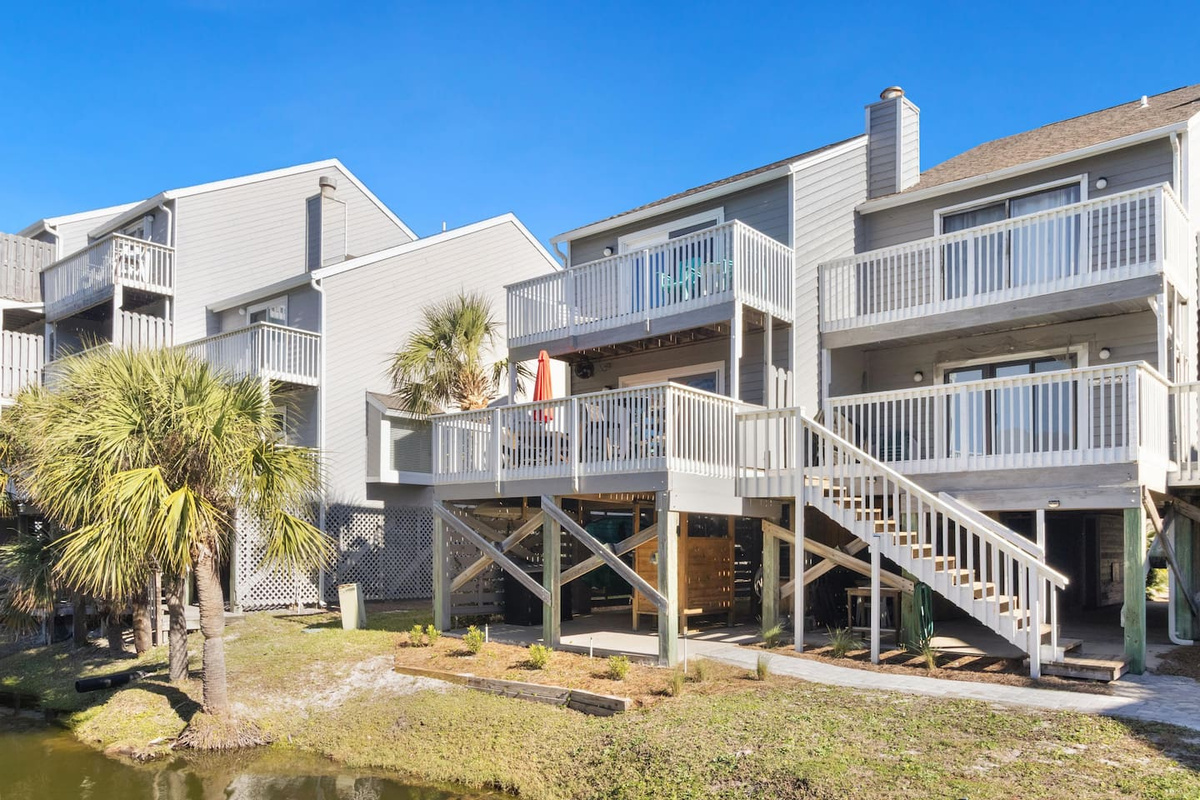  Your back decks give you a quiet retreat away from it all &mdash; extra outdoor space to breathe, lounge, and decompress.