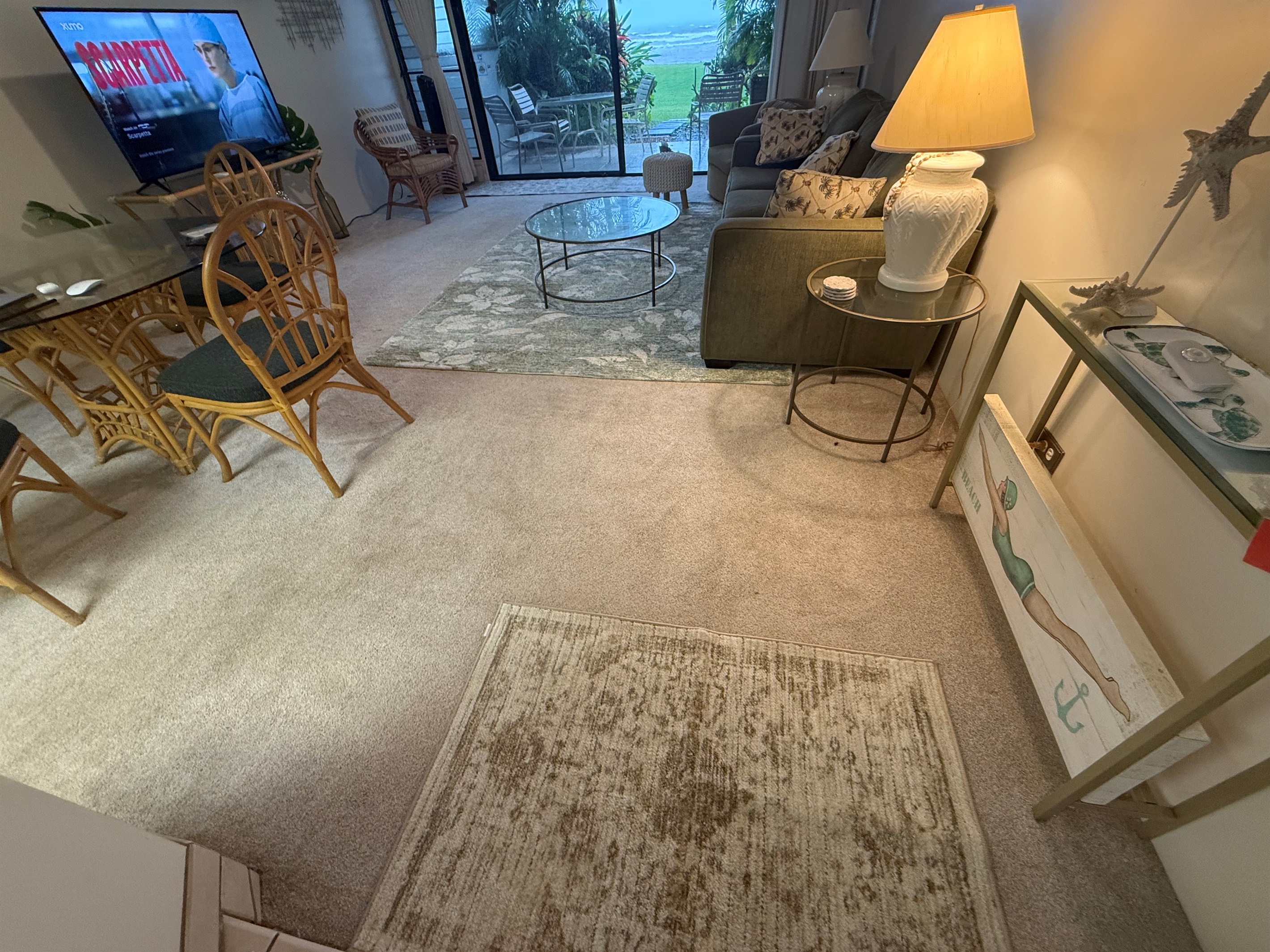 Views of the ocean from the kitchen