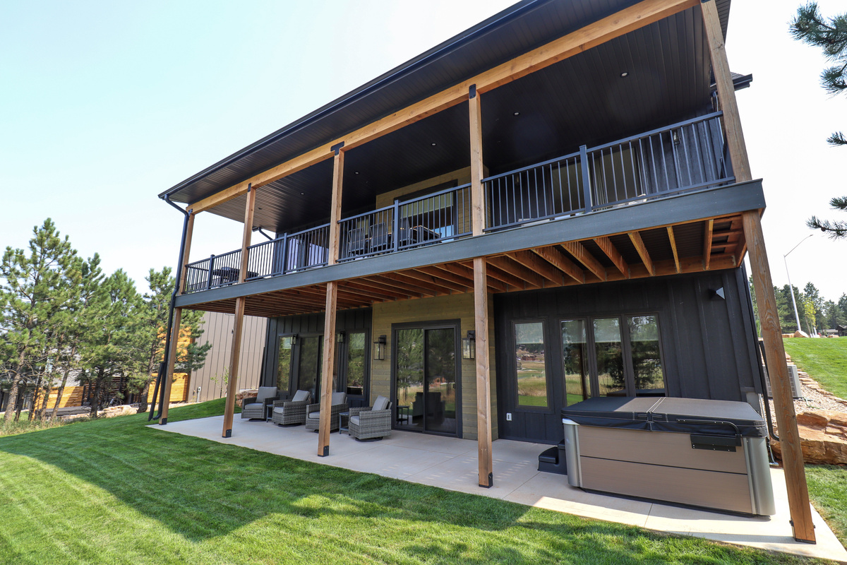 Back of the property