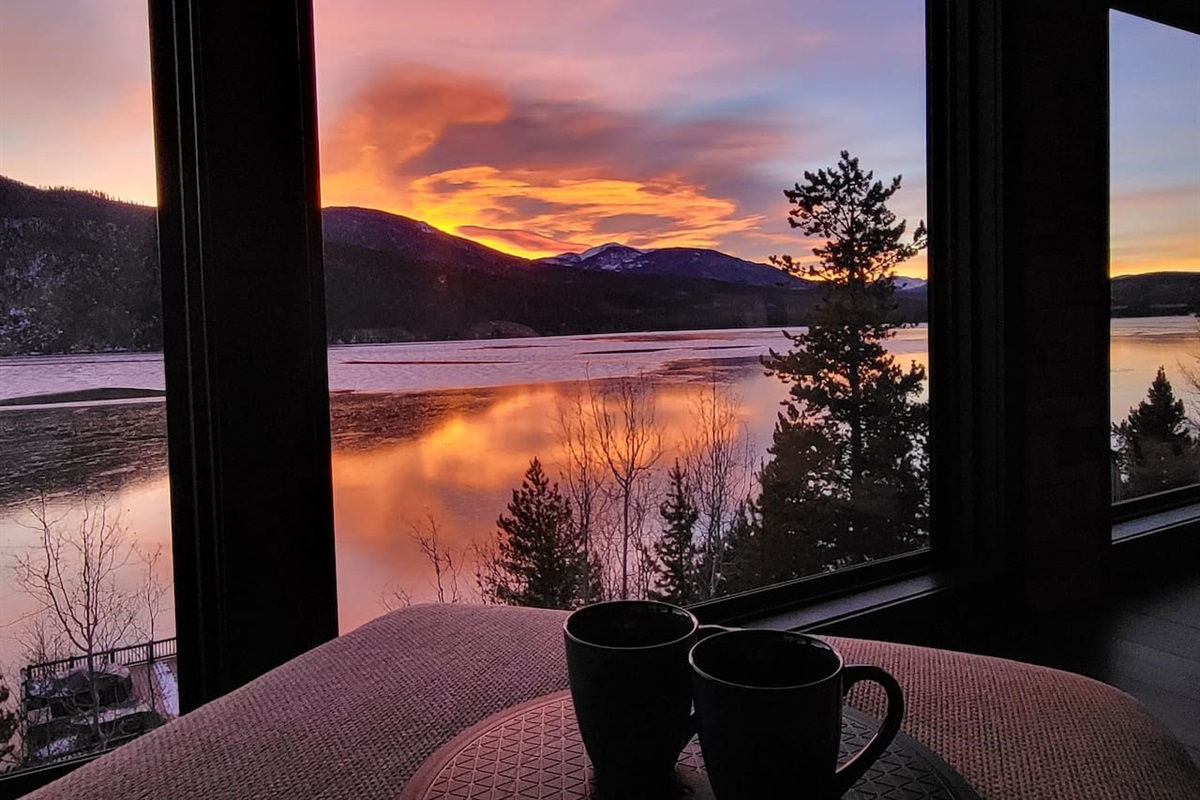 Grab a cup and start your day with this view!