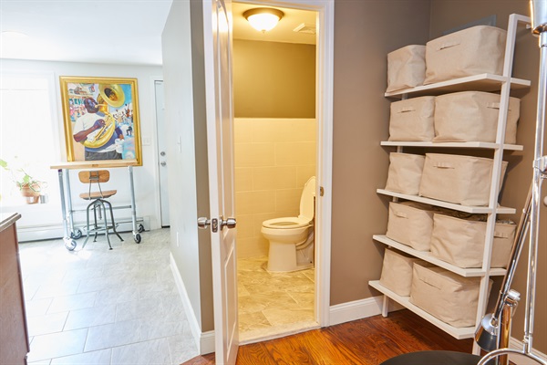 Ground floor half bath