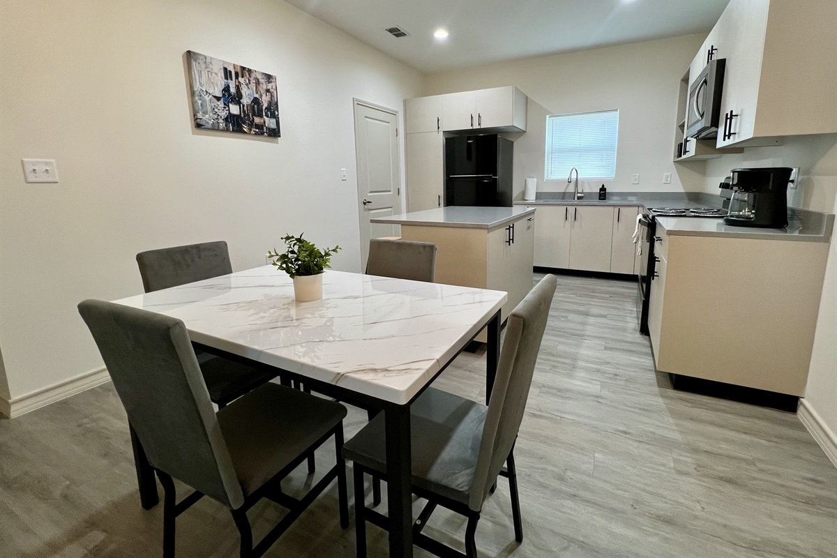 Dining Area and Kitchen