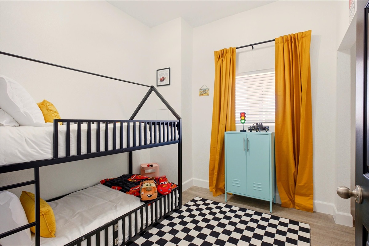 Cars Themed Bunk Bed Room