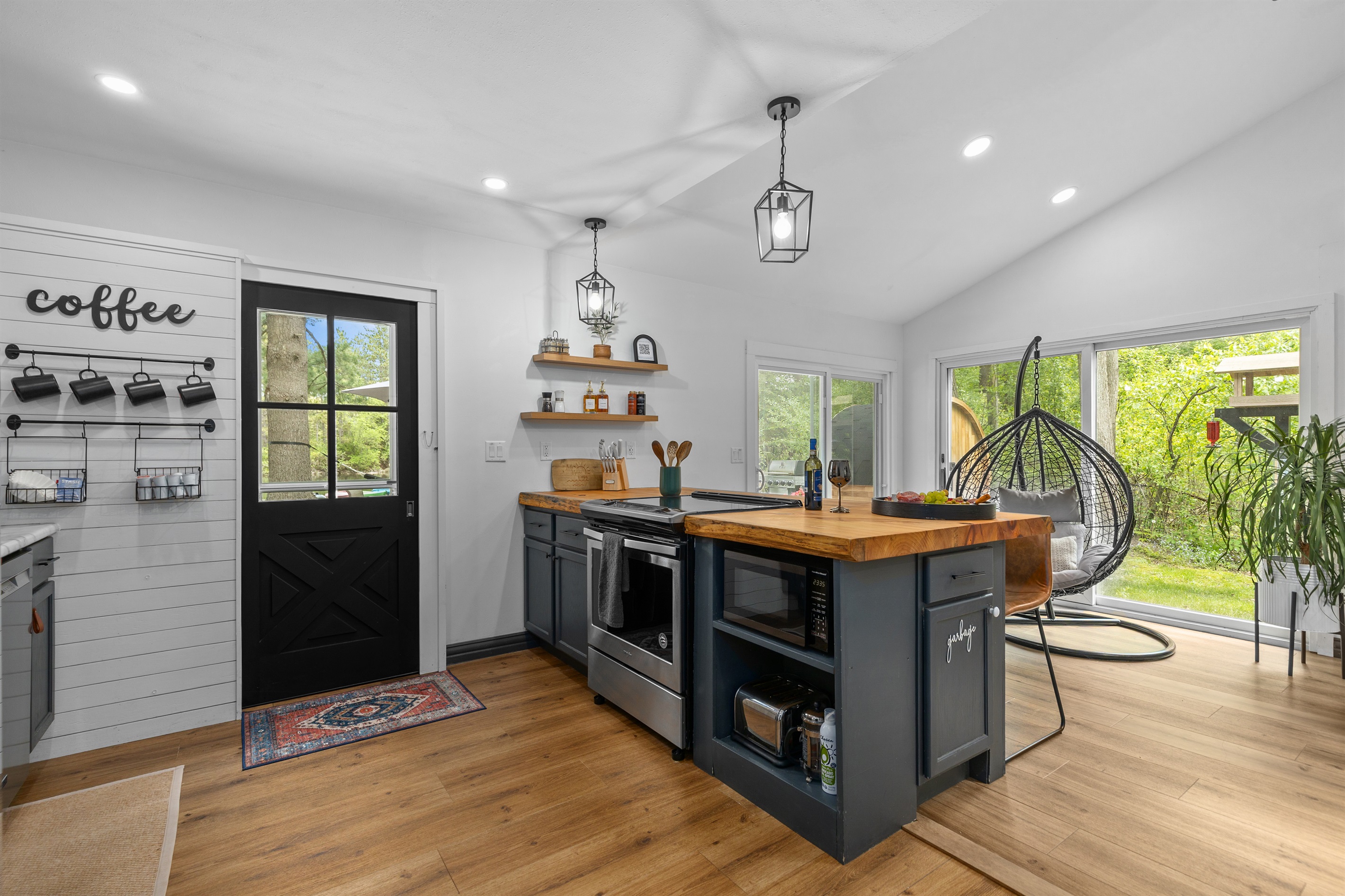 Sit back, sip, snack, and enjoy every moment of your lakeside retreat.
