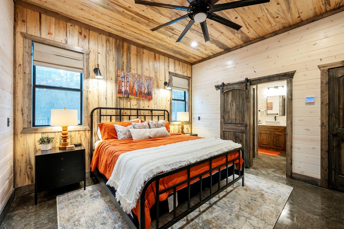 [Bedroom #4] The "Aspen Suite" is a king bed master suite with full bath