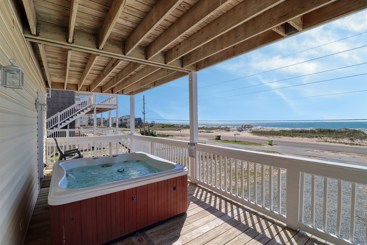 Oceanfront Hot Tub