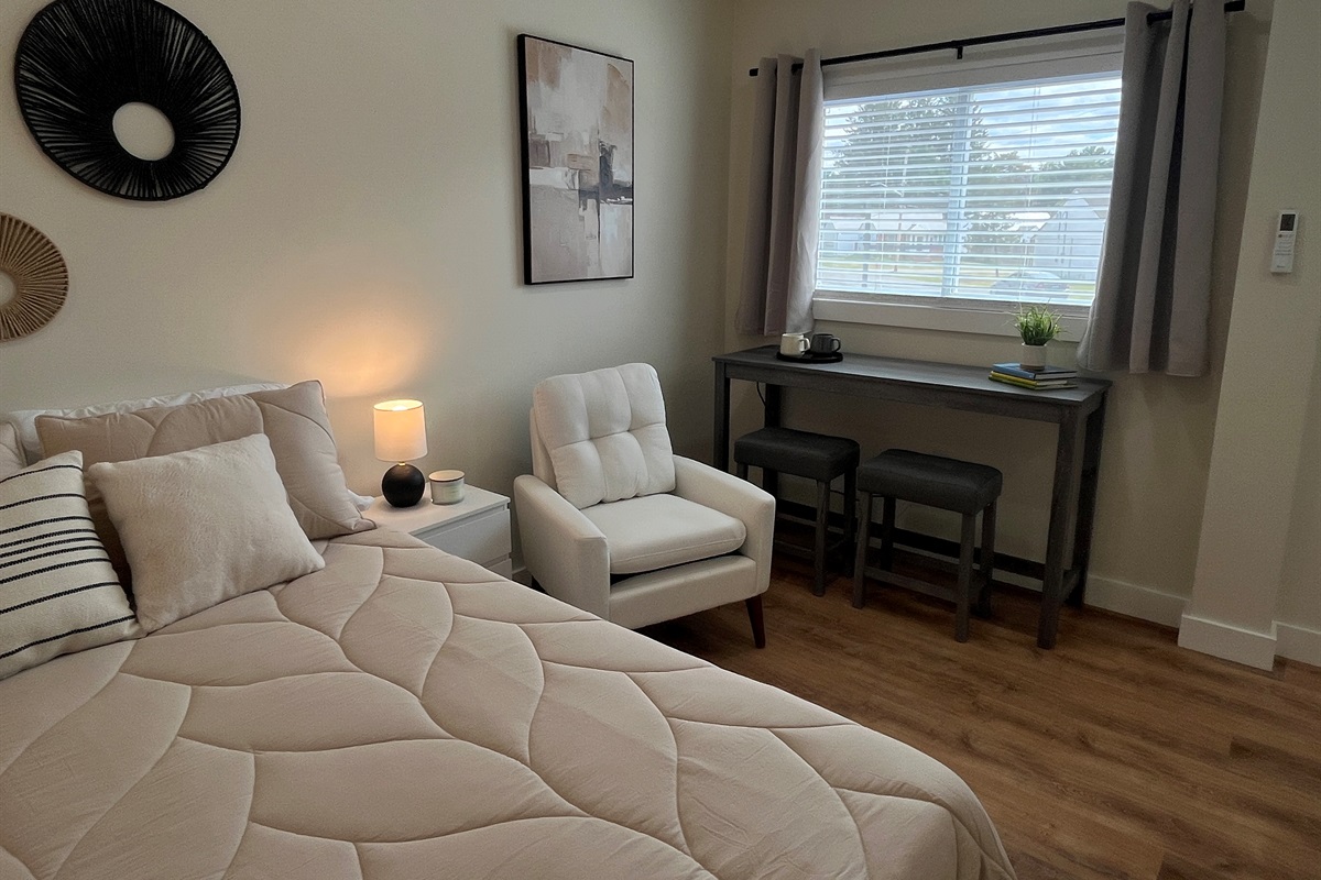 Sleeping and living area