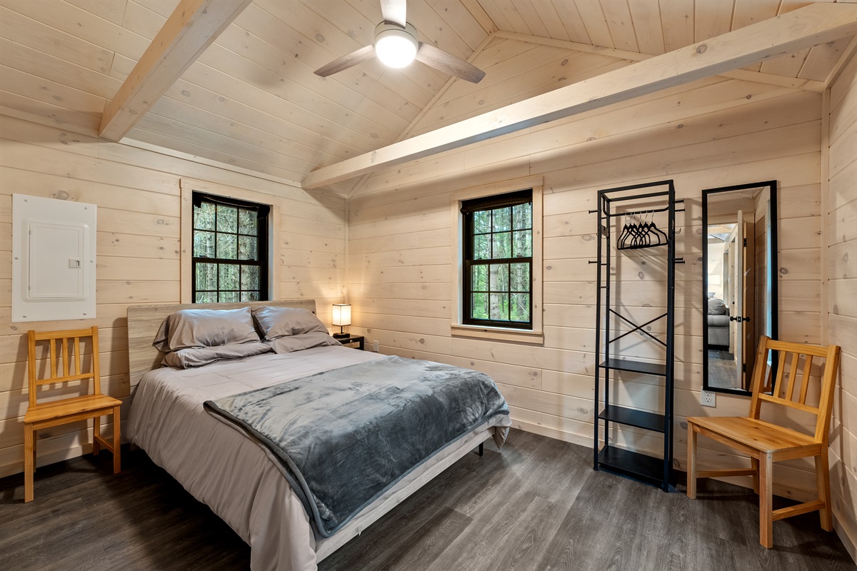 Private Bedroom with room for clothes