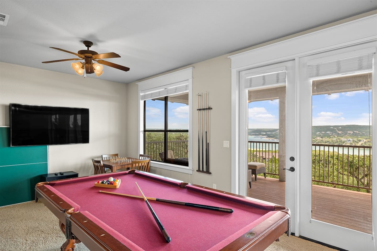 Pool Table that also converts to Ping Pong Table