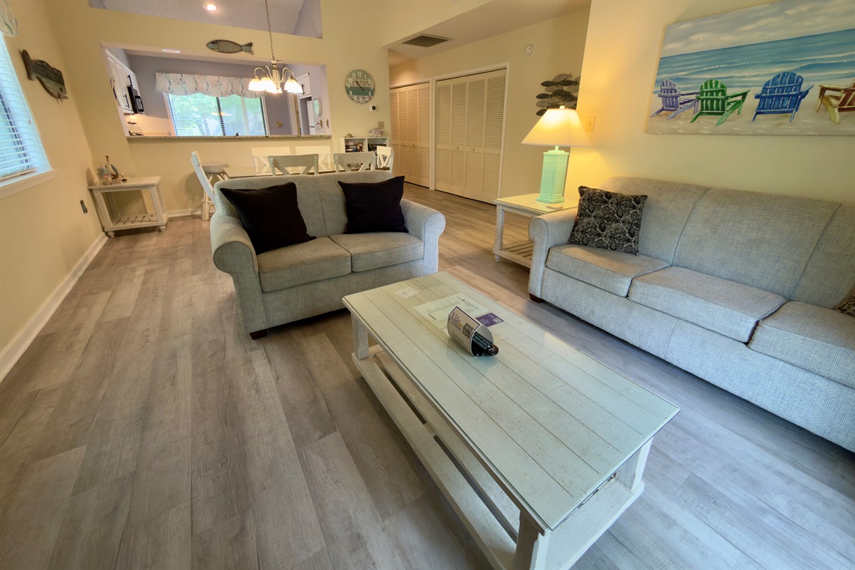 Living Room with Sleeper Sofa
