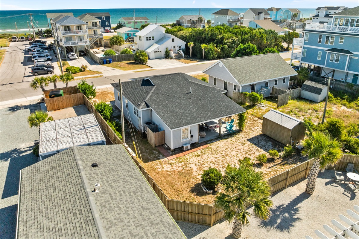 Aerial of Safe Haven Cottage