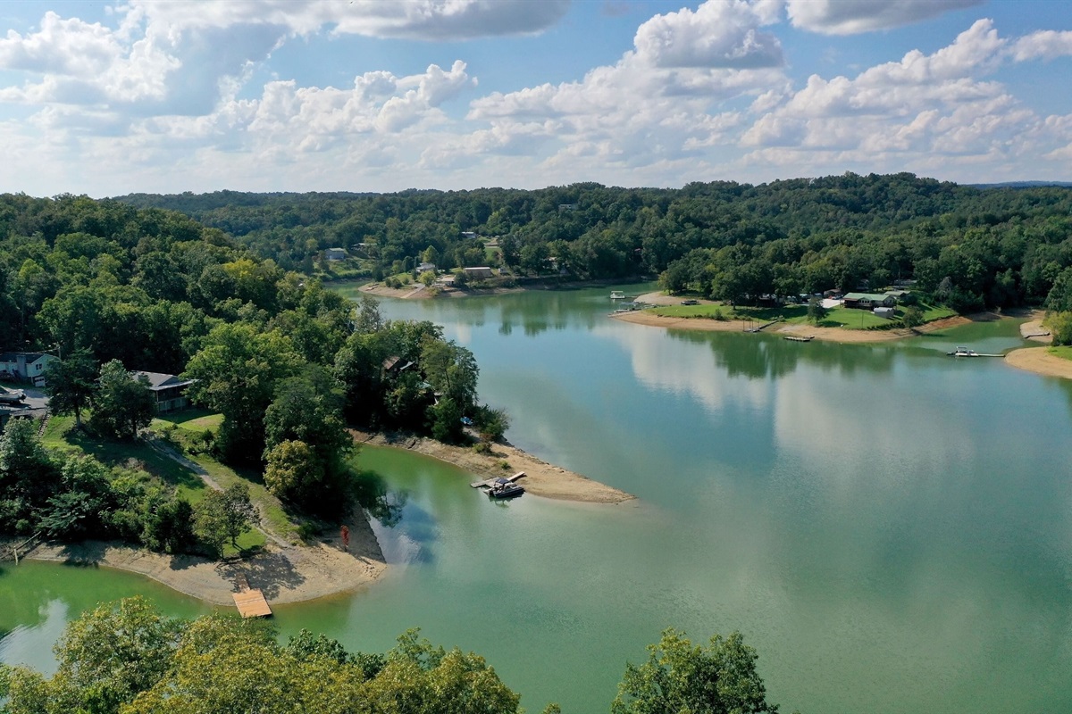 Summer view of the lake