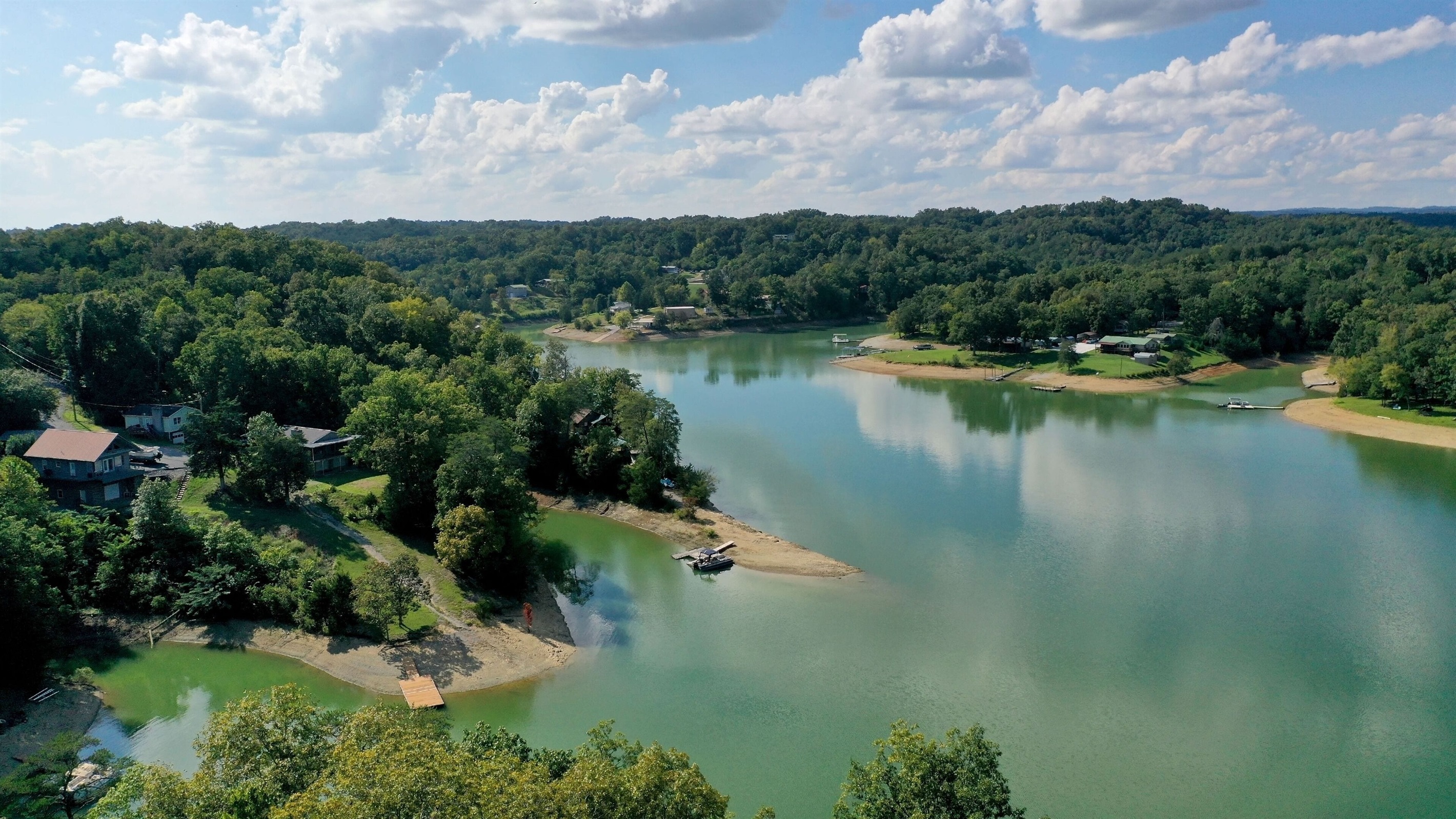 Summer view of the lake