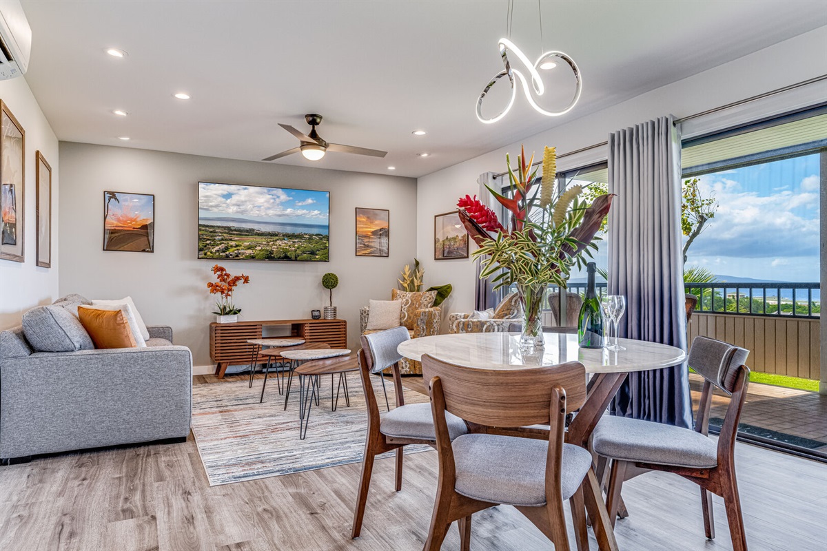 Living and dining area