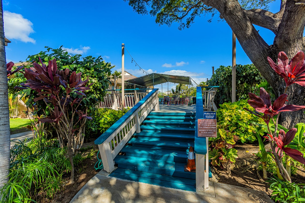 Entrance to Large Entertaining Patio