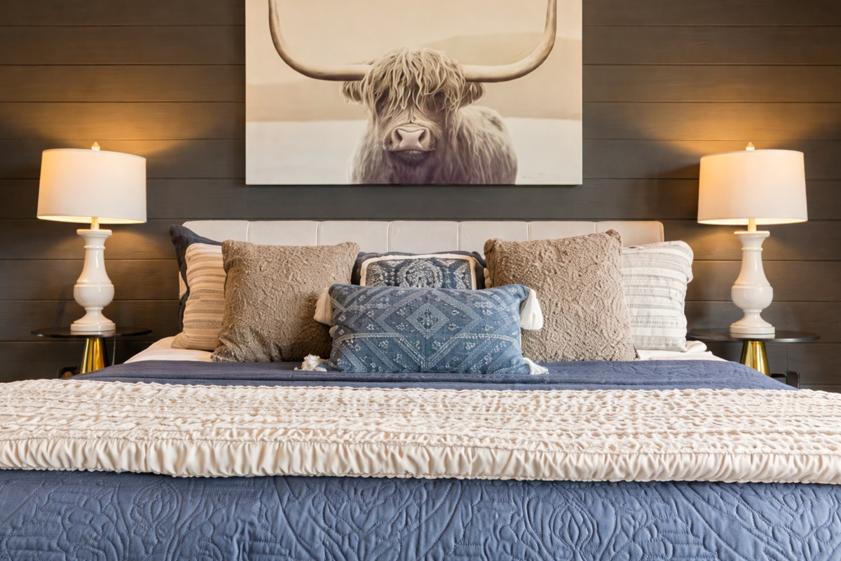 A bed that promises dreams as soft as the sheets.
