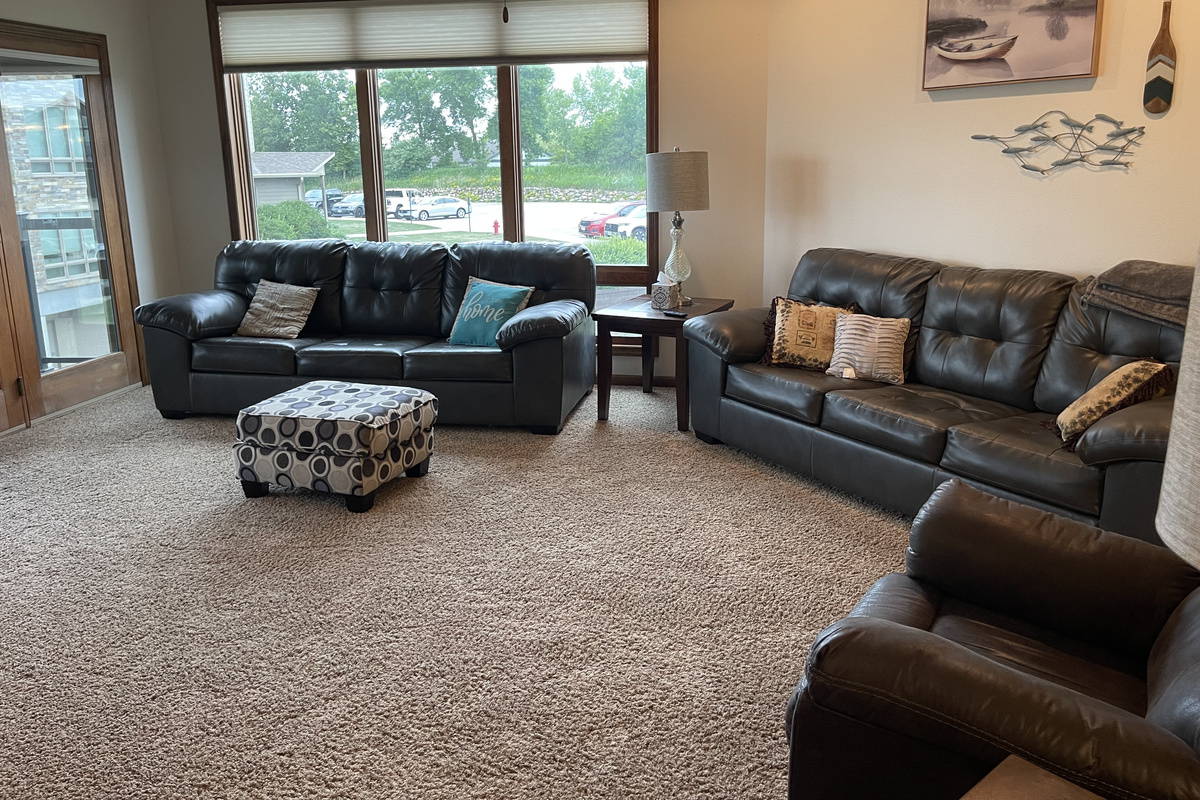Living room with 2 sleeper sofas