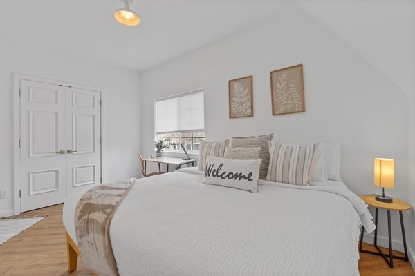 Upstairs Loft King bedroom!