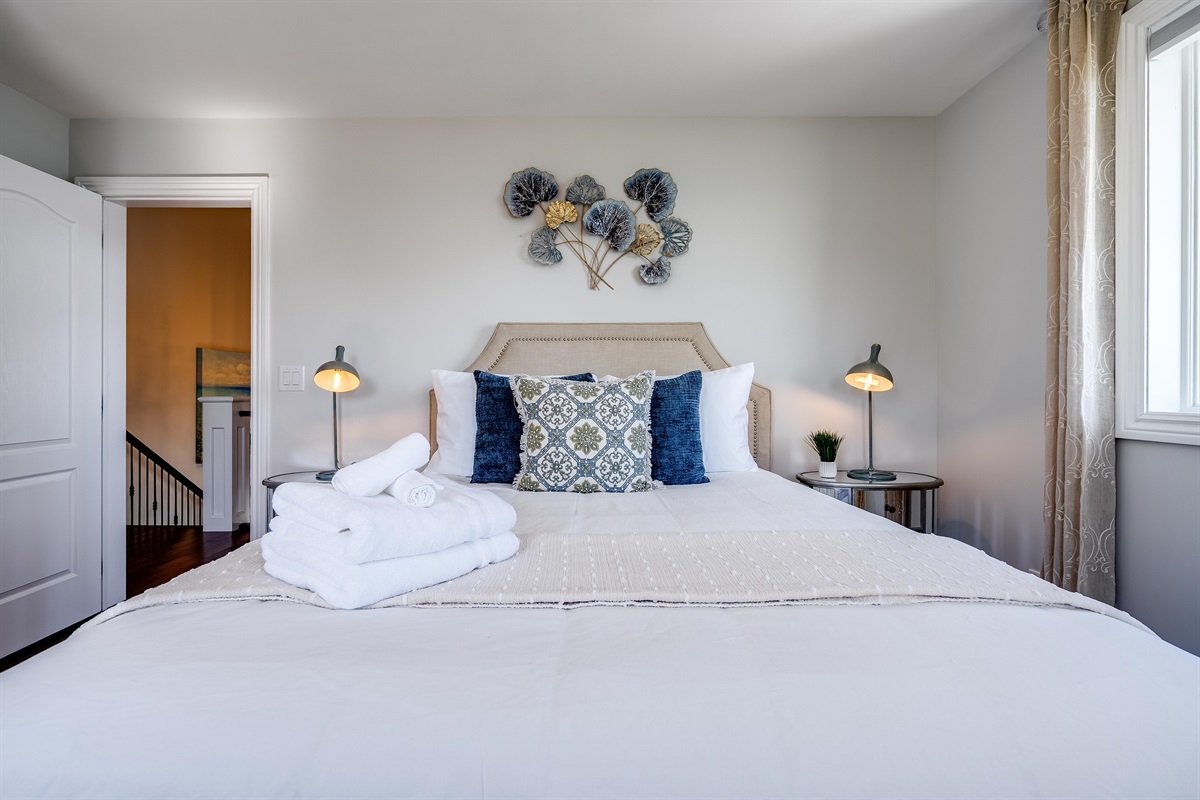 Queen Bed, designed for the best rest. 