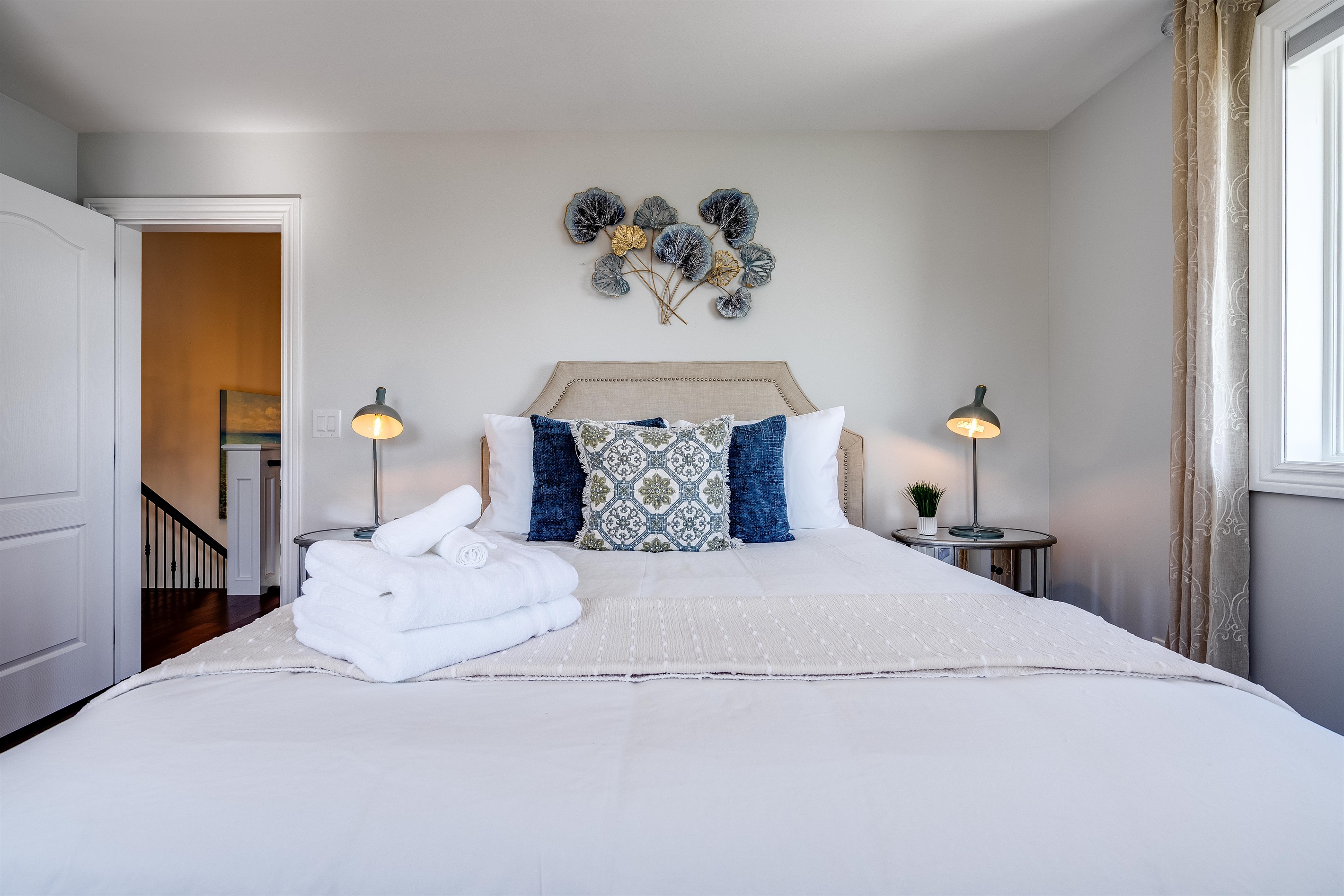 Queen Bed, designed for the best rest. 