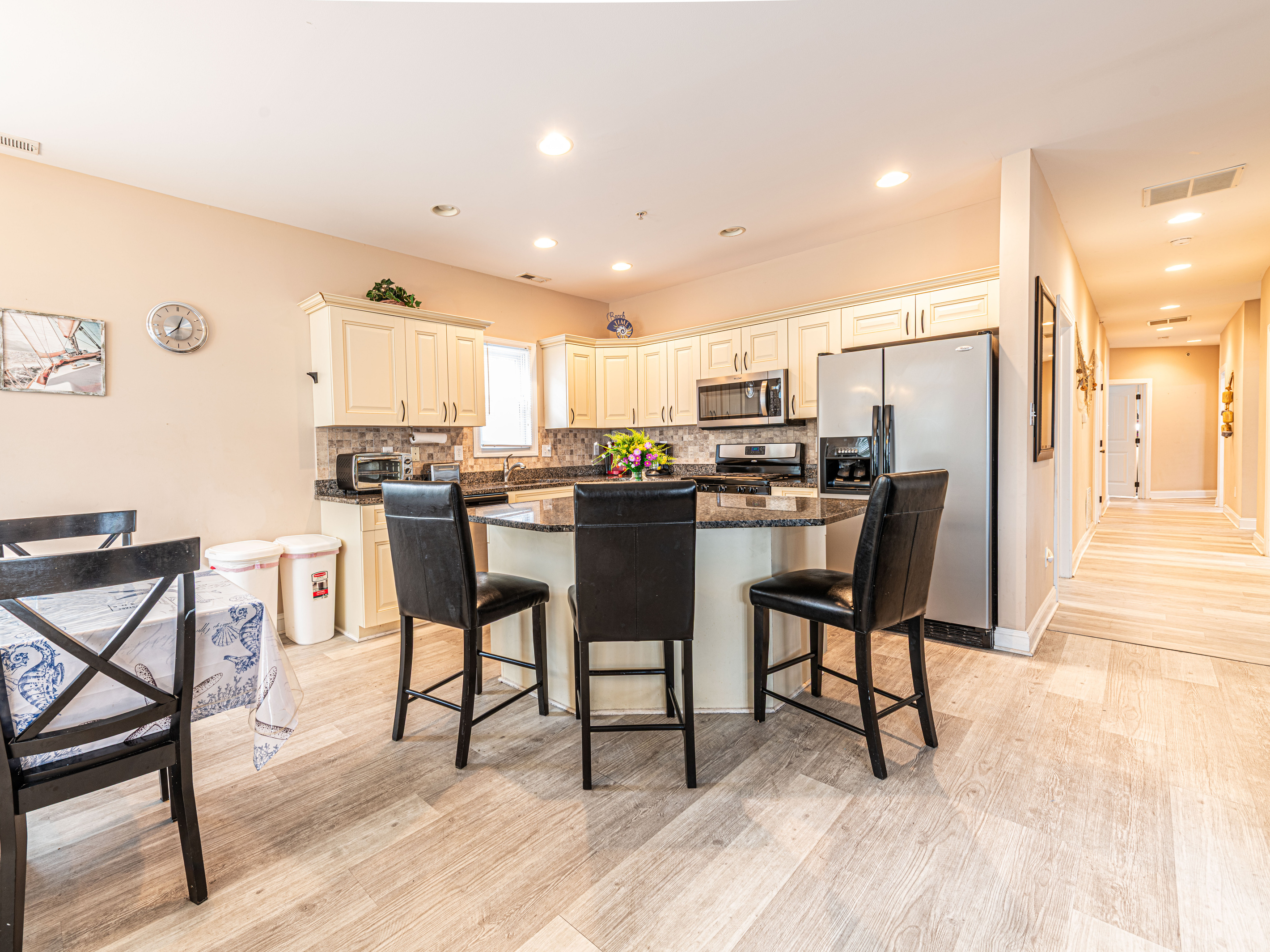 Kitchen Island with Bar Stool Seating