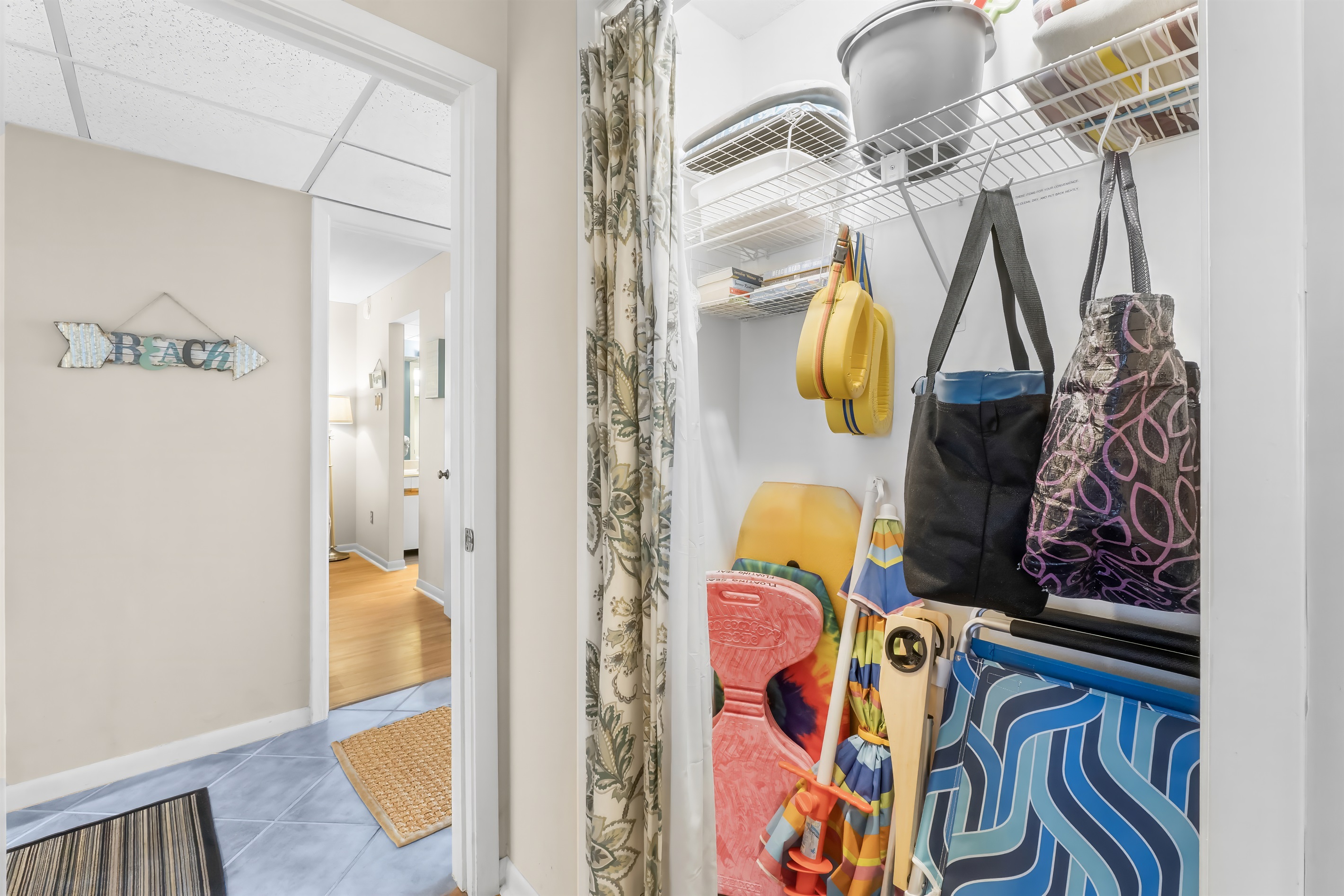 Beach Lending Closet Included