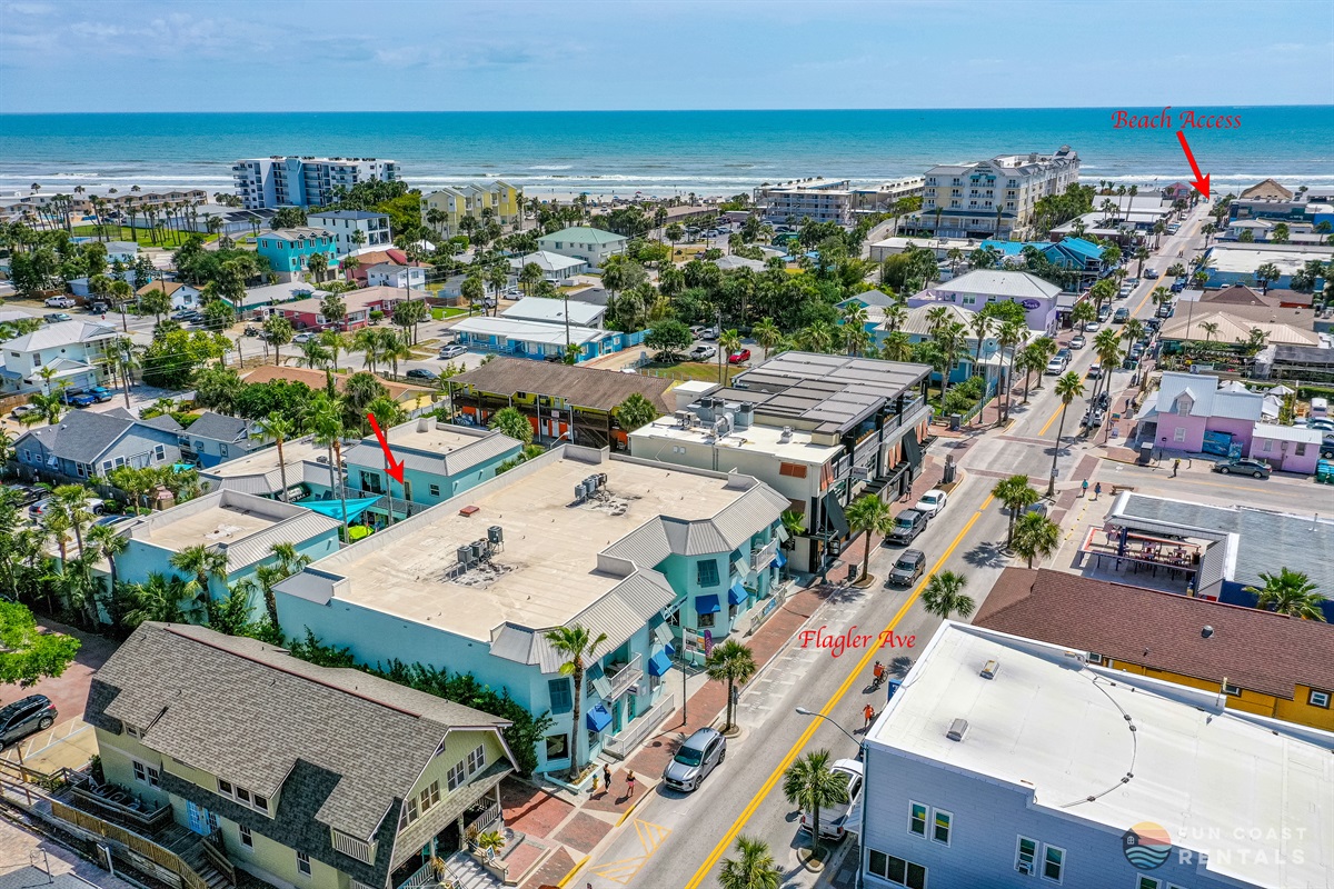 Stay immediately next to Flagler Avenue!