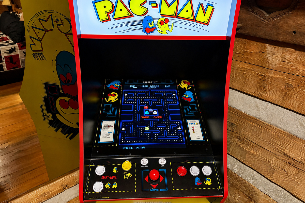 Challenge your crew to a classic Pac-Man game.
