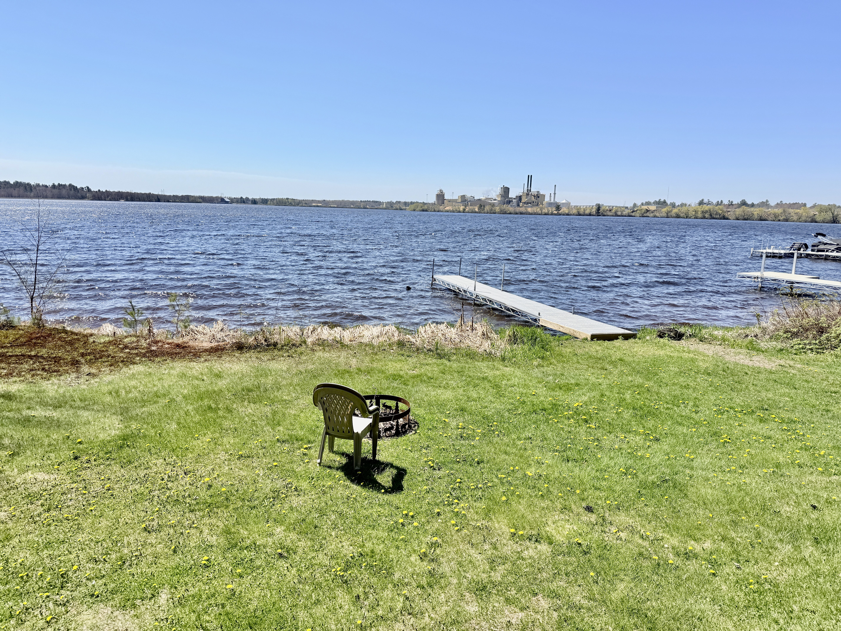 Yard - Grill Area with Lake View