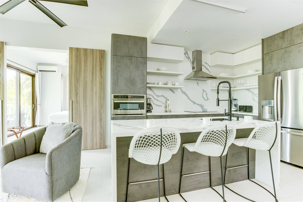 Kitchen and Seating