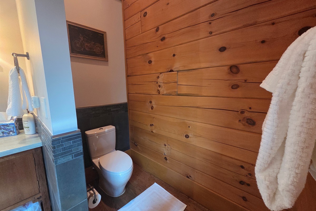 Enjoy a spa-like experience with a large walk-in shower located in the third bedroom’s bathroom.