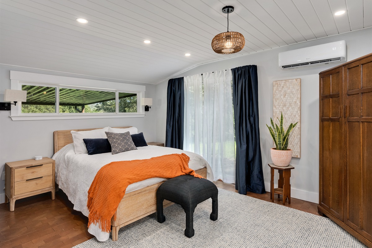 Spacious retreat designed for deep rest and relaxation.
