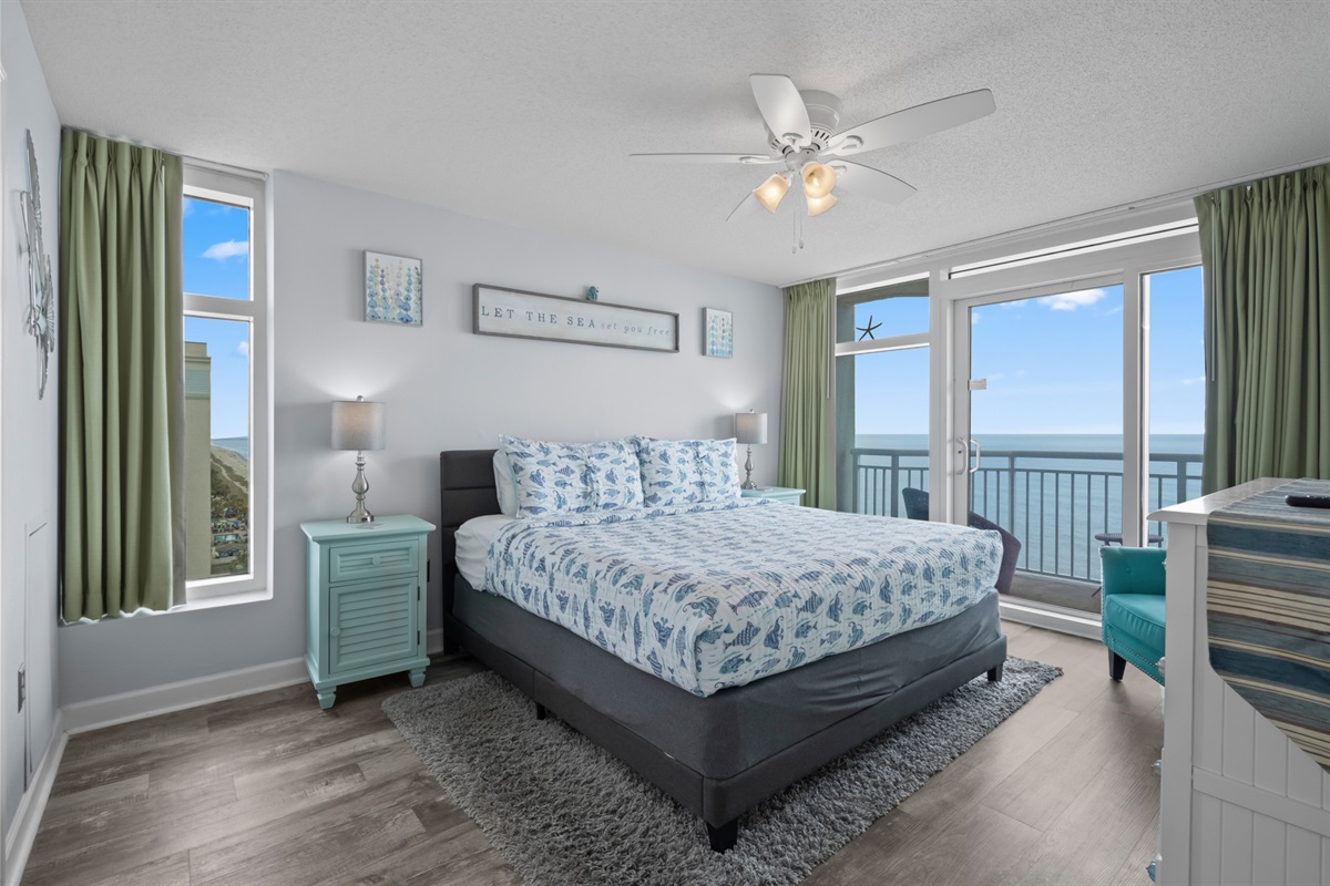 Full Master Suite with Balcony Access