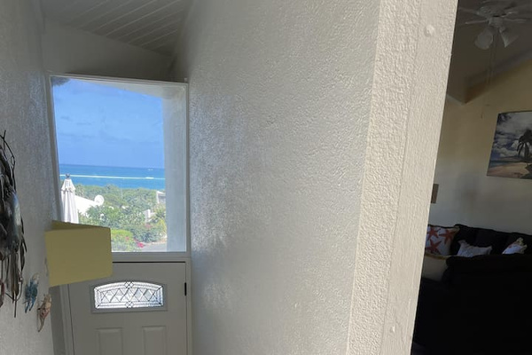 Door leads to private patio
