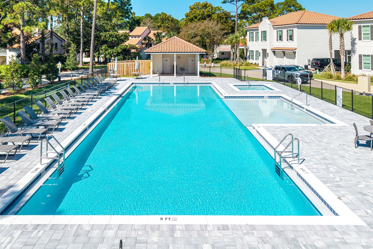 Neighborhood Pool adjoining home