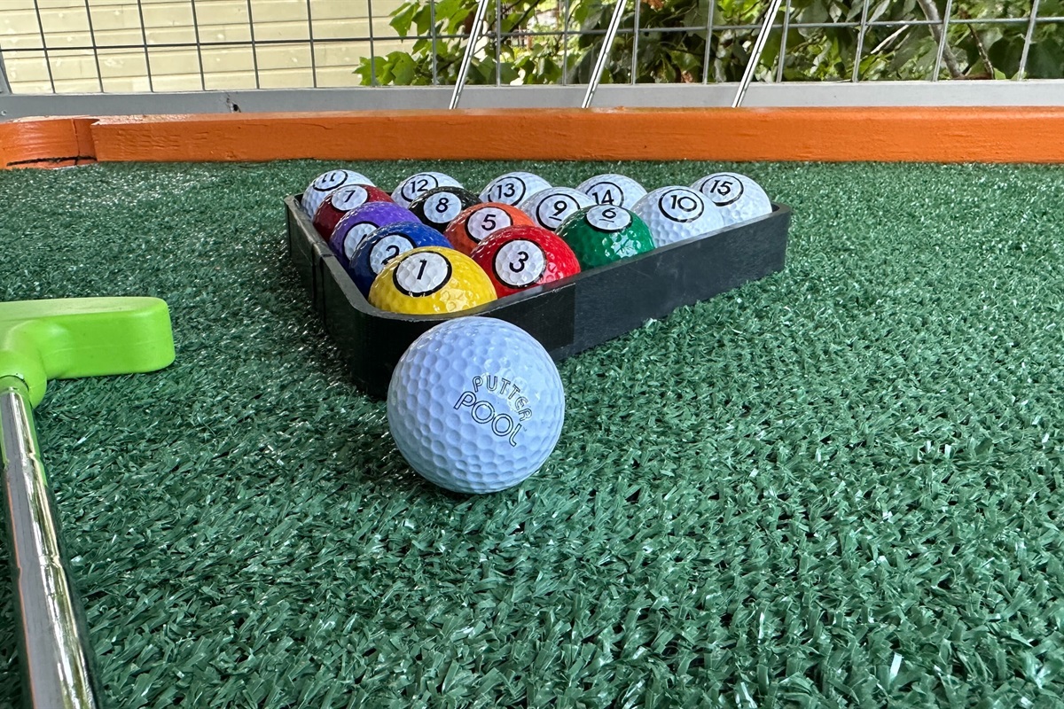Family Fun: Outdoor Putter Pool Table