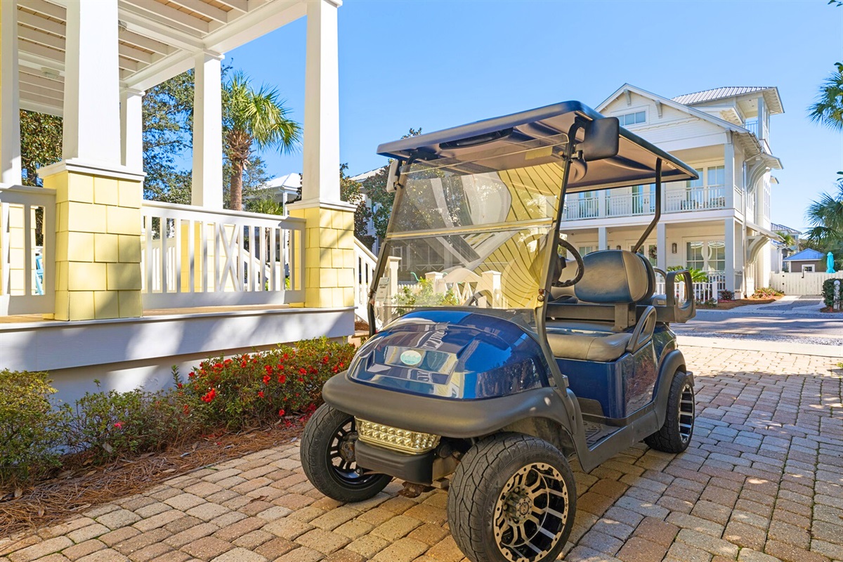 Golf Cart Available to Rent