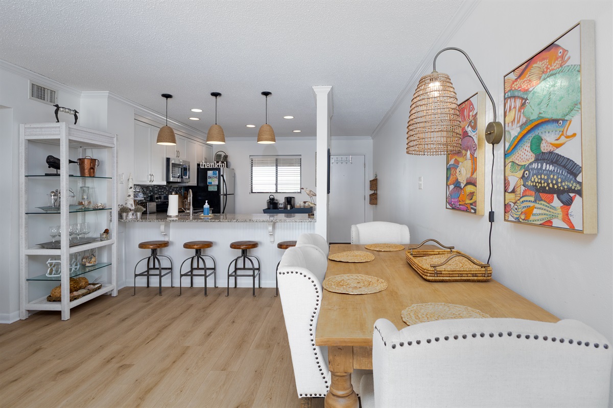 Plenty of room to sit and dine