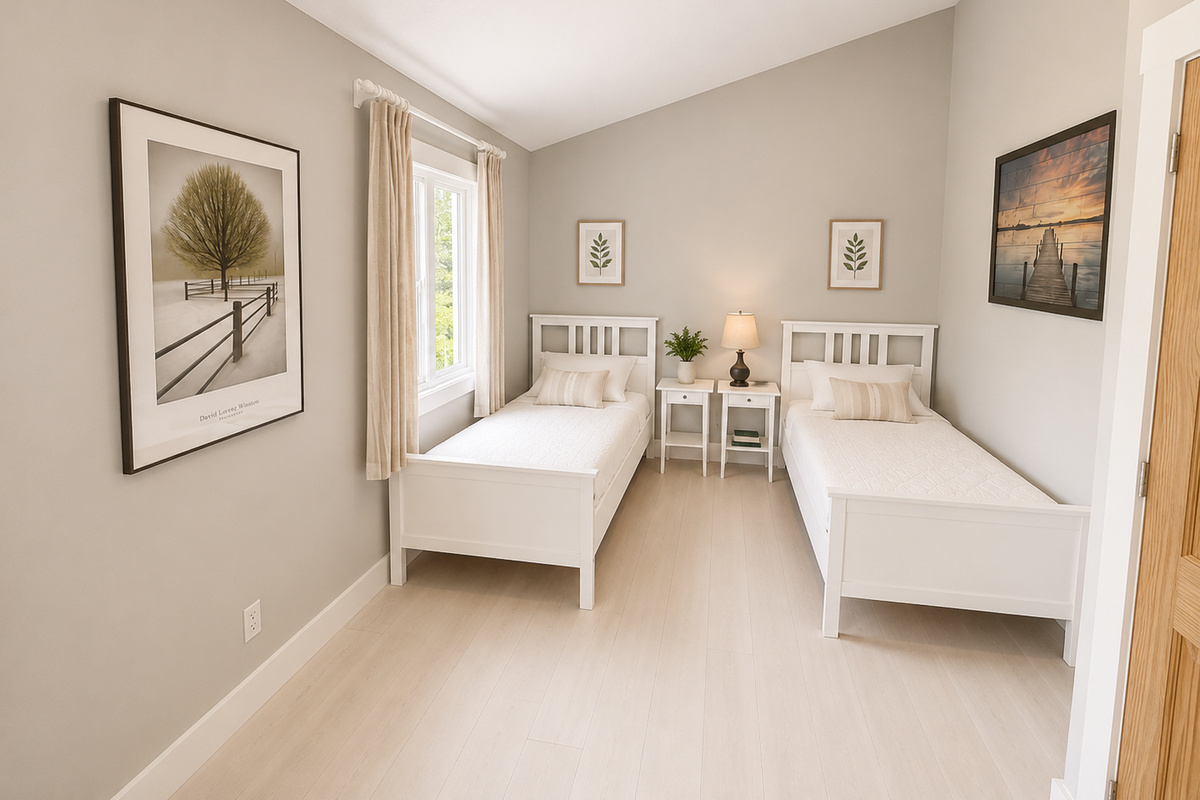 Third Bedroom - 2 twin beds