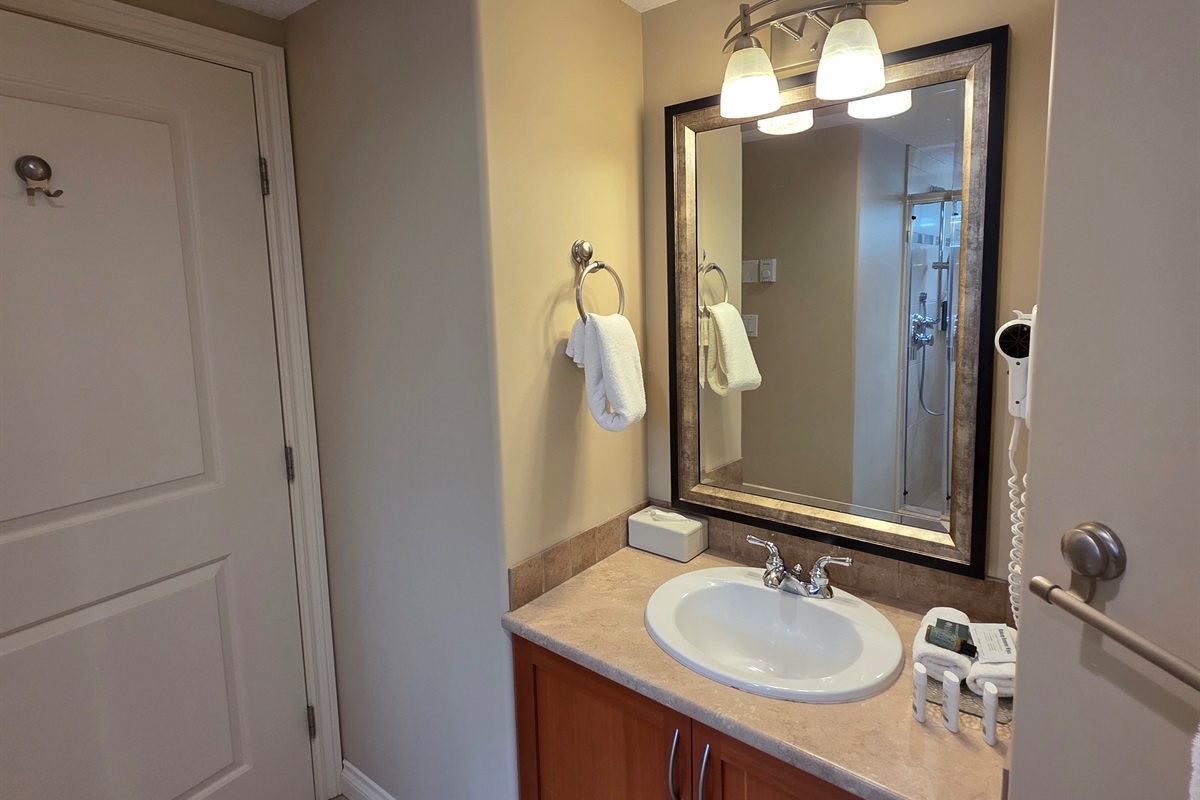 Unit B Roomy Bathroom