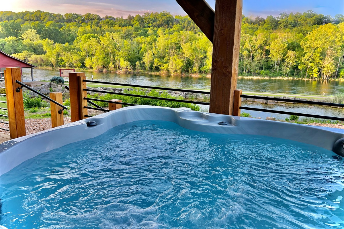 View from the hot tub!