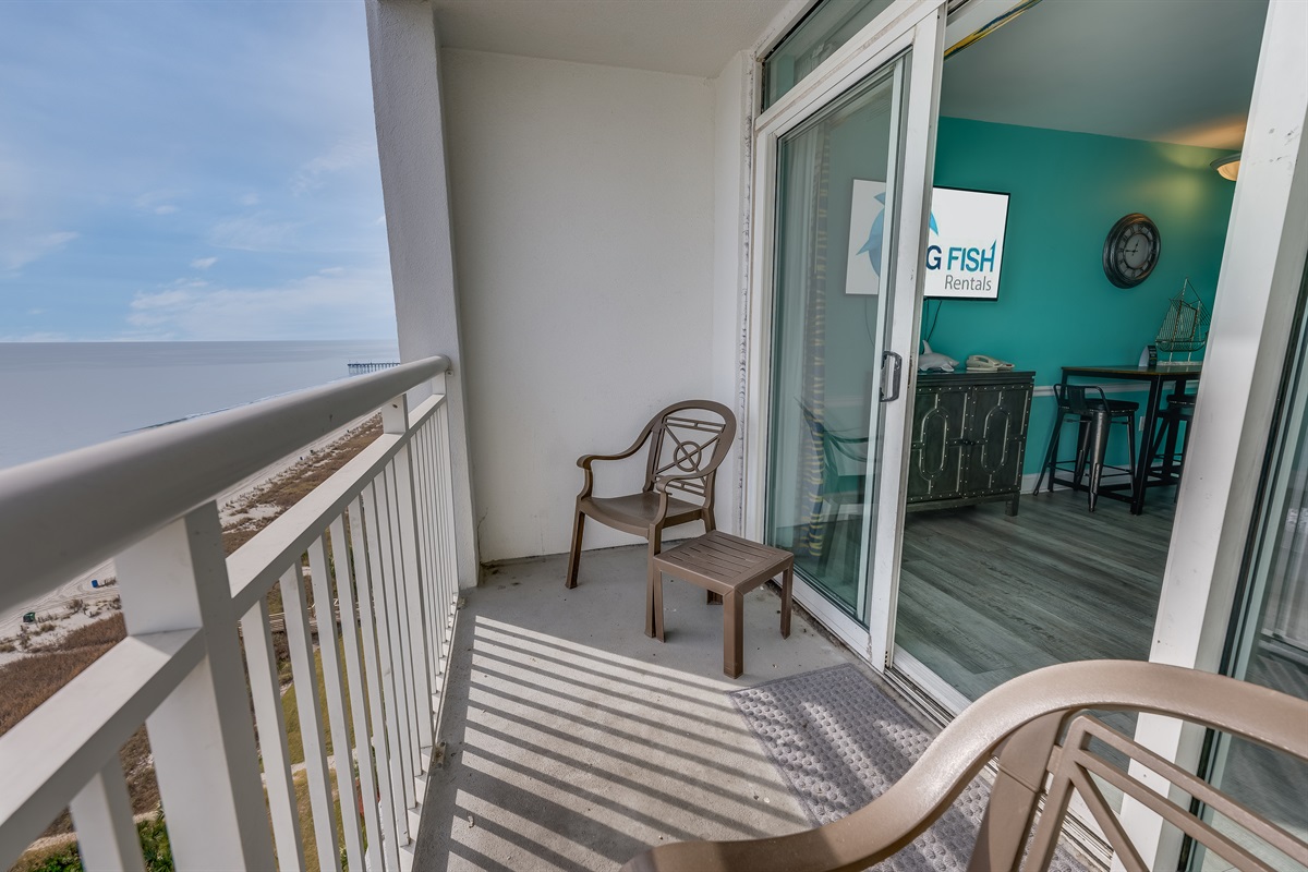 Amazing View from the Balcony!