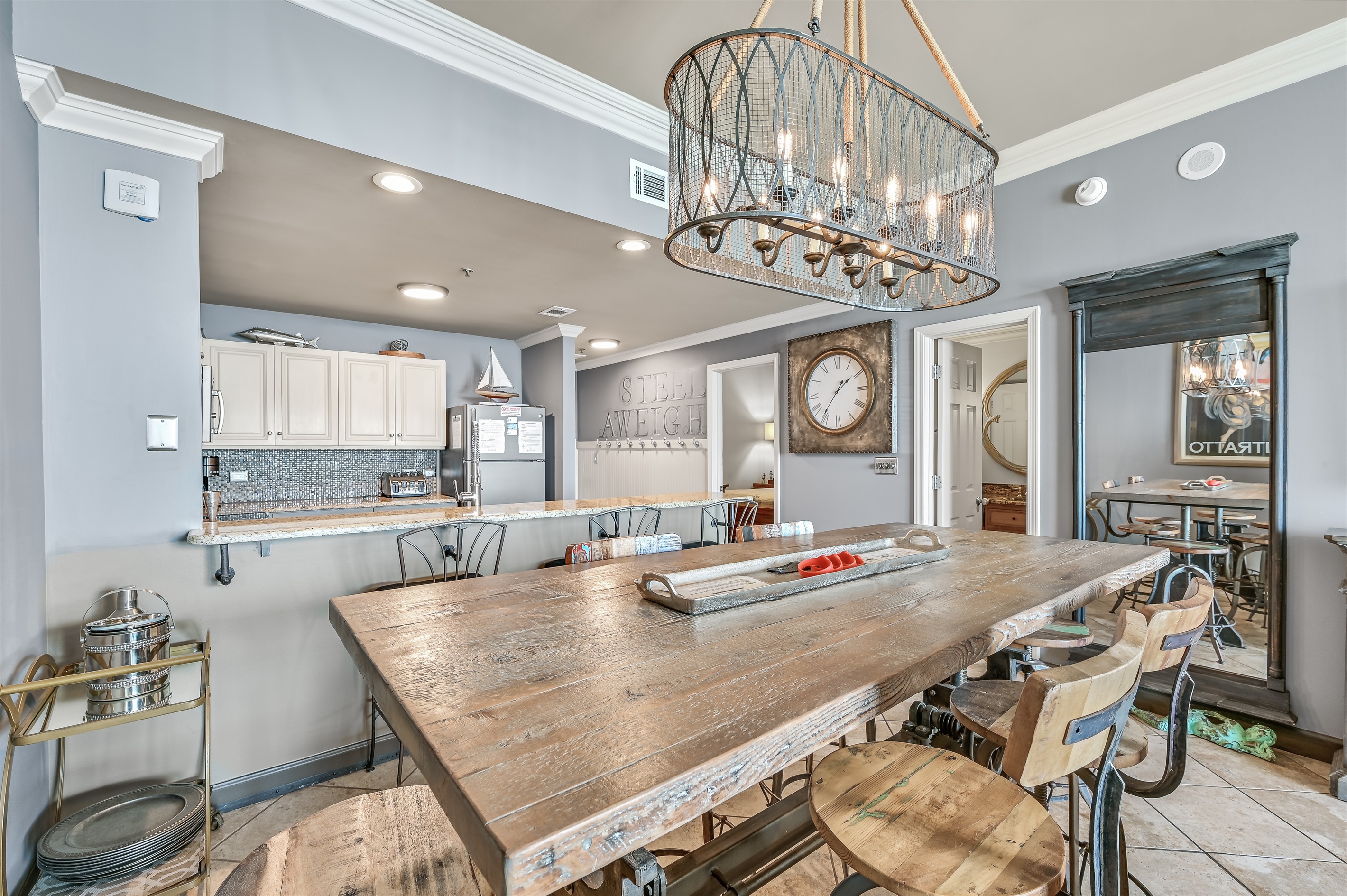 Open concept design with a view of the Gulf as soon as you enter!
