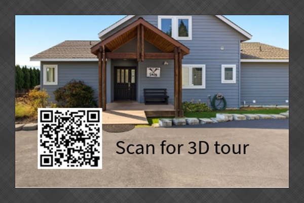 Scan for a 3D tour of the house