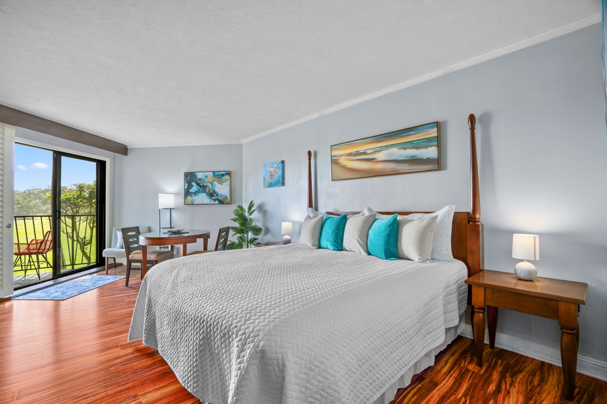 Luxurious King Bed with Ocean View